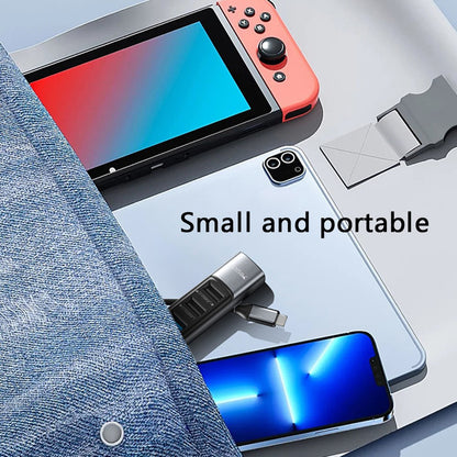 Hub USB-C Yesido HB24, 5in1, Grå