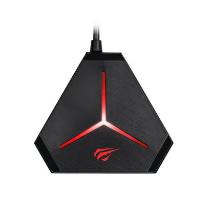 Hub USB HAVIT H95, 10in1, Sort