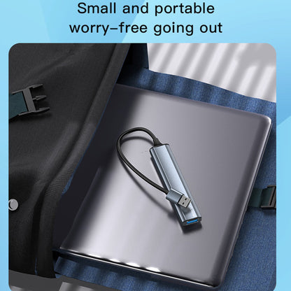 USB-hub Yesido HB18, 4-i-1, Grå