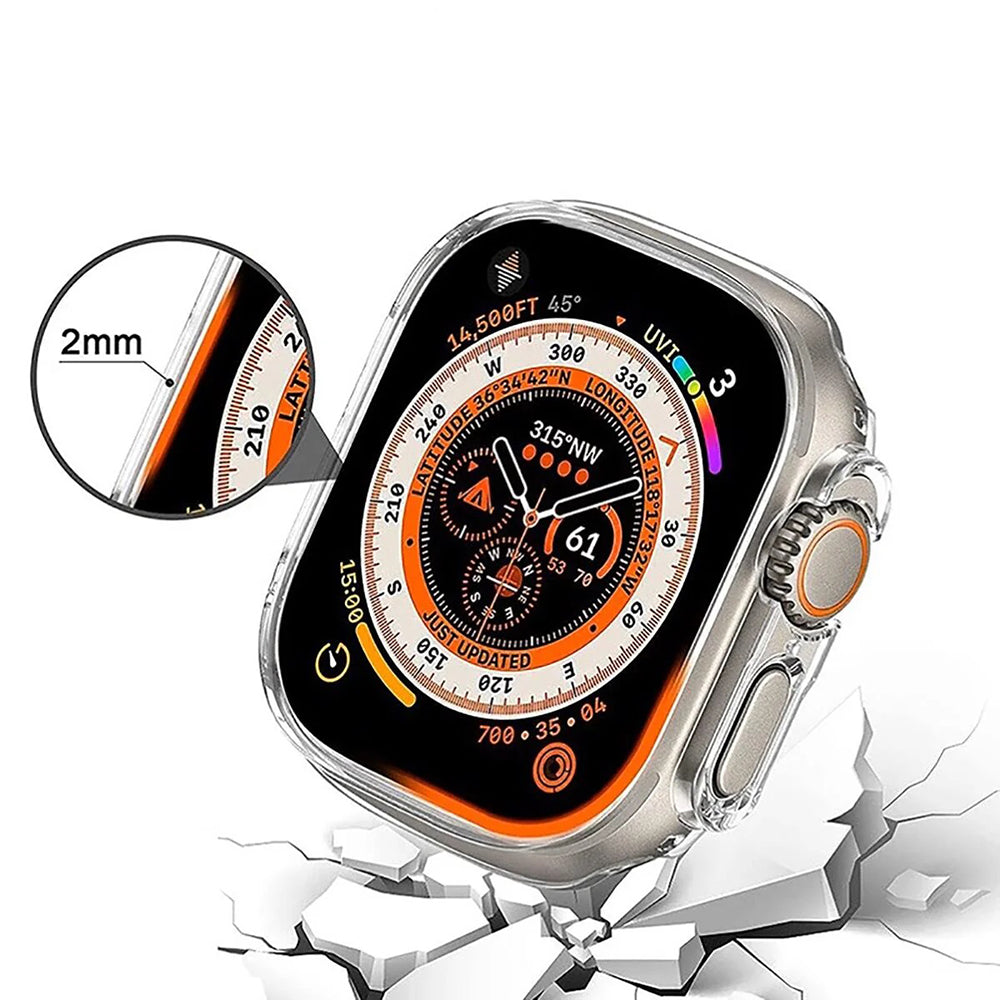 Anank Screen Guard-etui til Apple Watch Series 7 41mm, Sort