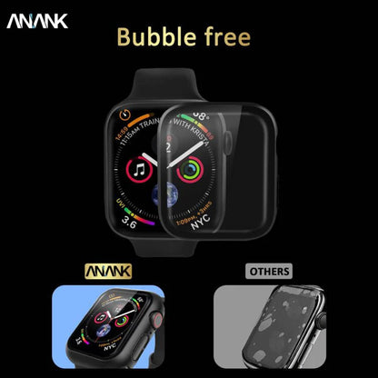 Anank Screen Guard-etui til Apple Watch Series 7 41mm, Sort