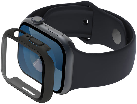 Belkin ScreenForce TemperedCurve cover til Apple Watch 44mm / 45mm Series, Sort OVG004zzBK-REV