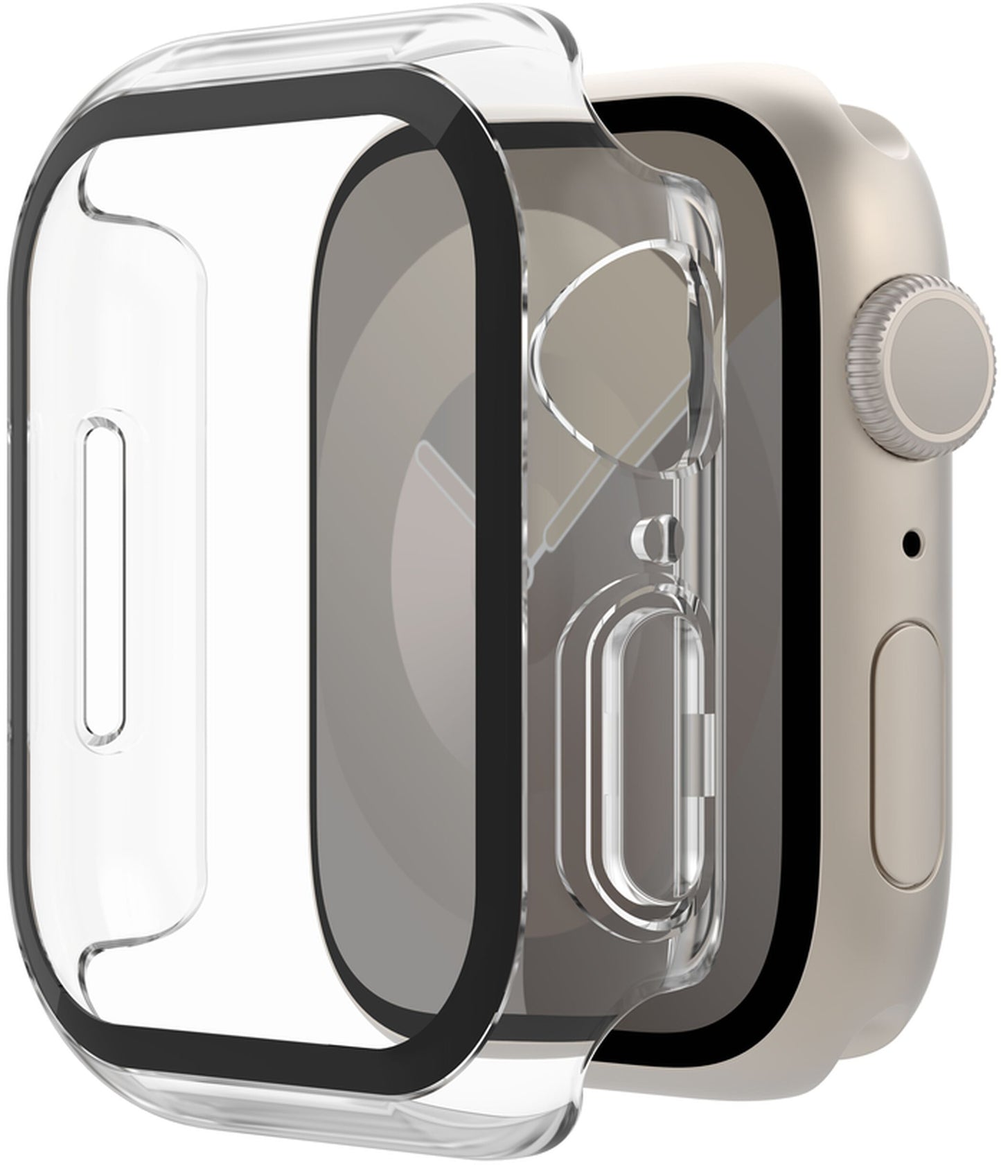 Belkin ScreenForce TemperedCurve cover til Apple Watch 40mm / 41mm Series, Transparent OVG003zzCL