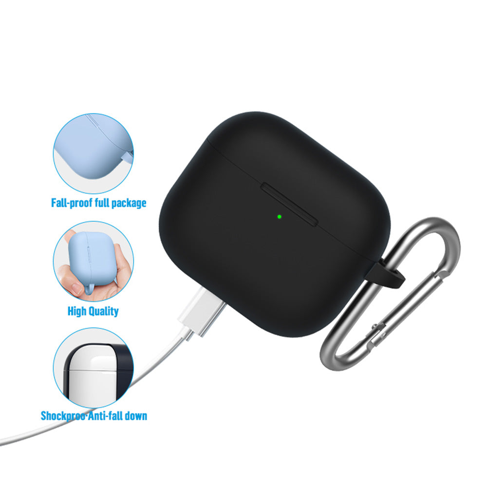 Blueo Liquid-etui til Apple AirPods 3, Sort