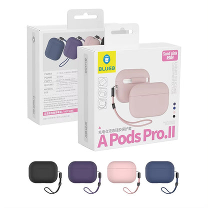 Blueo Liquid-etui til Apple AirPods Pro 2, Pink