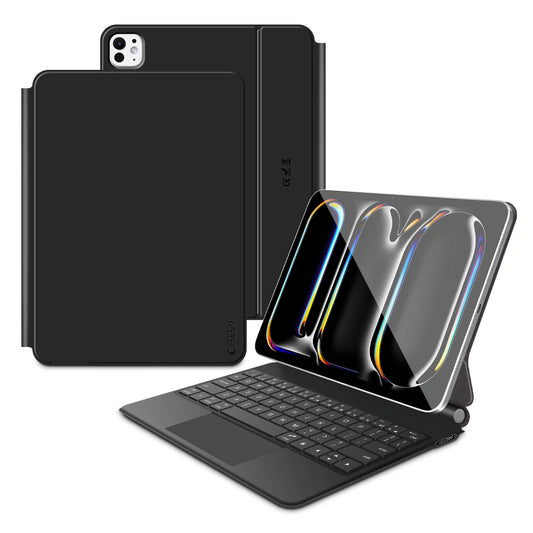 Tastaturcover til Apple iPad Pro 13 (2025) / (2024), Tech-Protect, SmartCase Magnetic, Sort