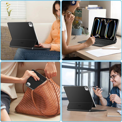 Keyboard Case for Apple iPad Pro 13 (2025) / (2024), Tech-Protect, SmartCase Magnetic, Black