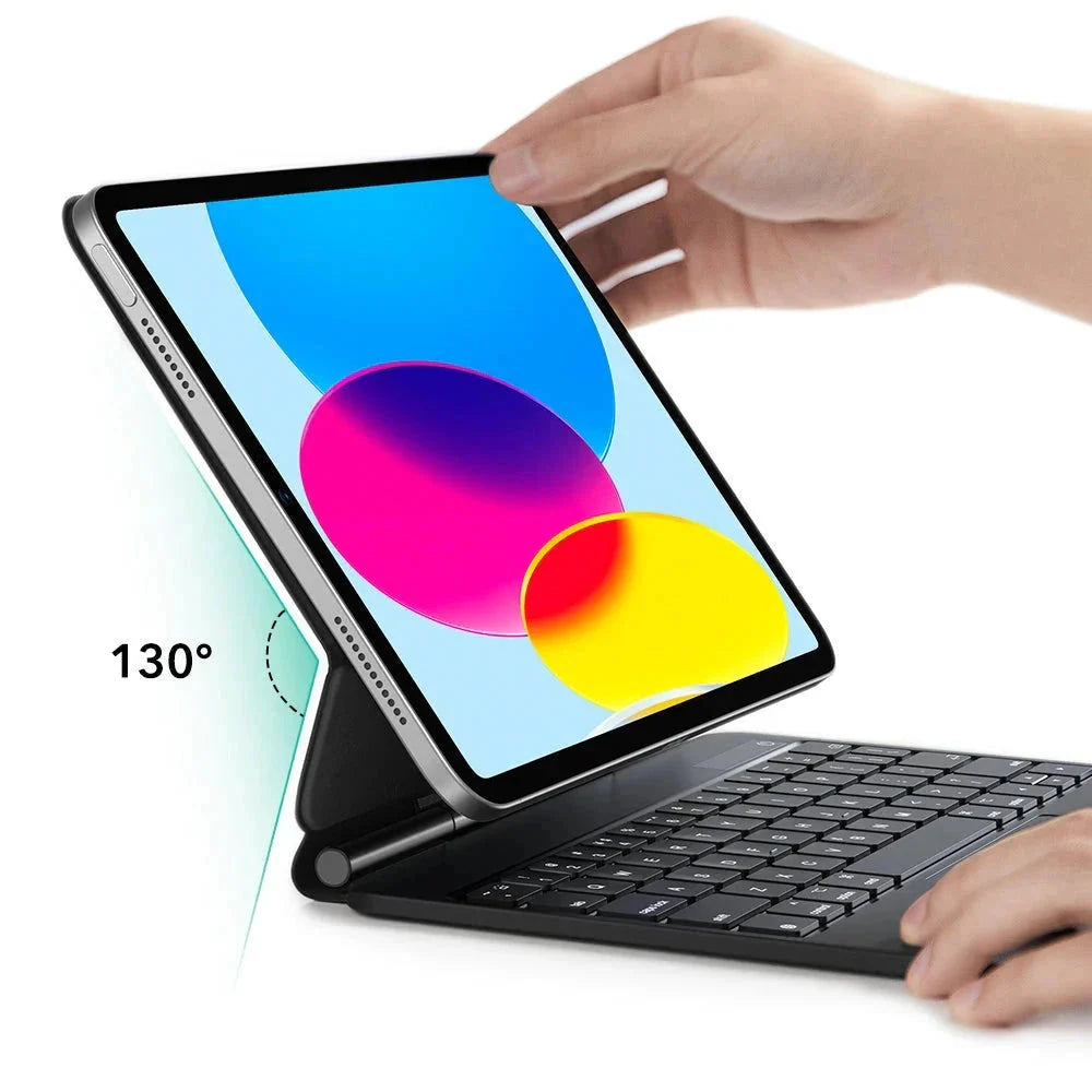 Tastaturcover til Apple iPad (2025) / (2022), ESR, Rebound New, Sort