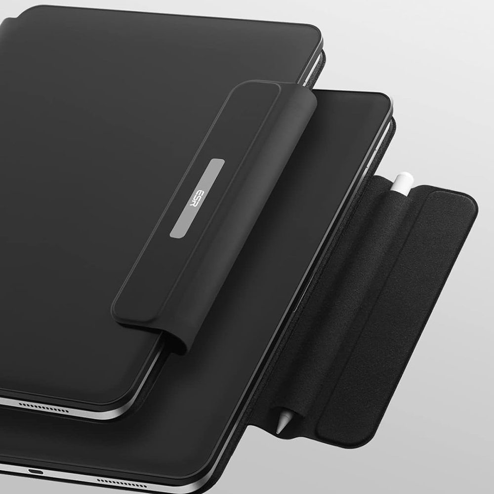 Tastaturcover til Apple iPad (2025) / (2022), ESR, Rebound, Sort, Genforseglet