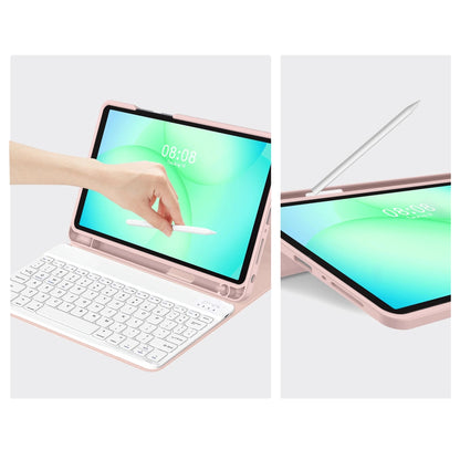 Etui med tastatur til Samsung Galaxy Tab A11+ / Tab A9+, Tech-Protect, SC PEN, Pink