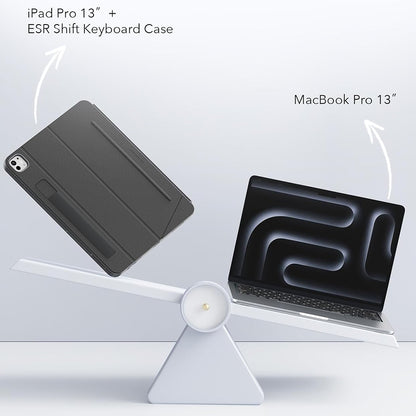 Tastaturcover til Apple iPad (2025) / (2022), ESR, Shift, Grå