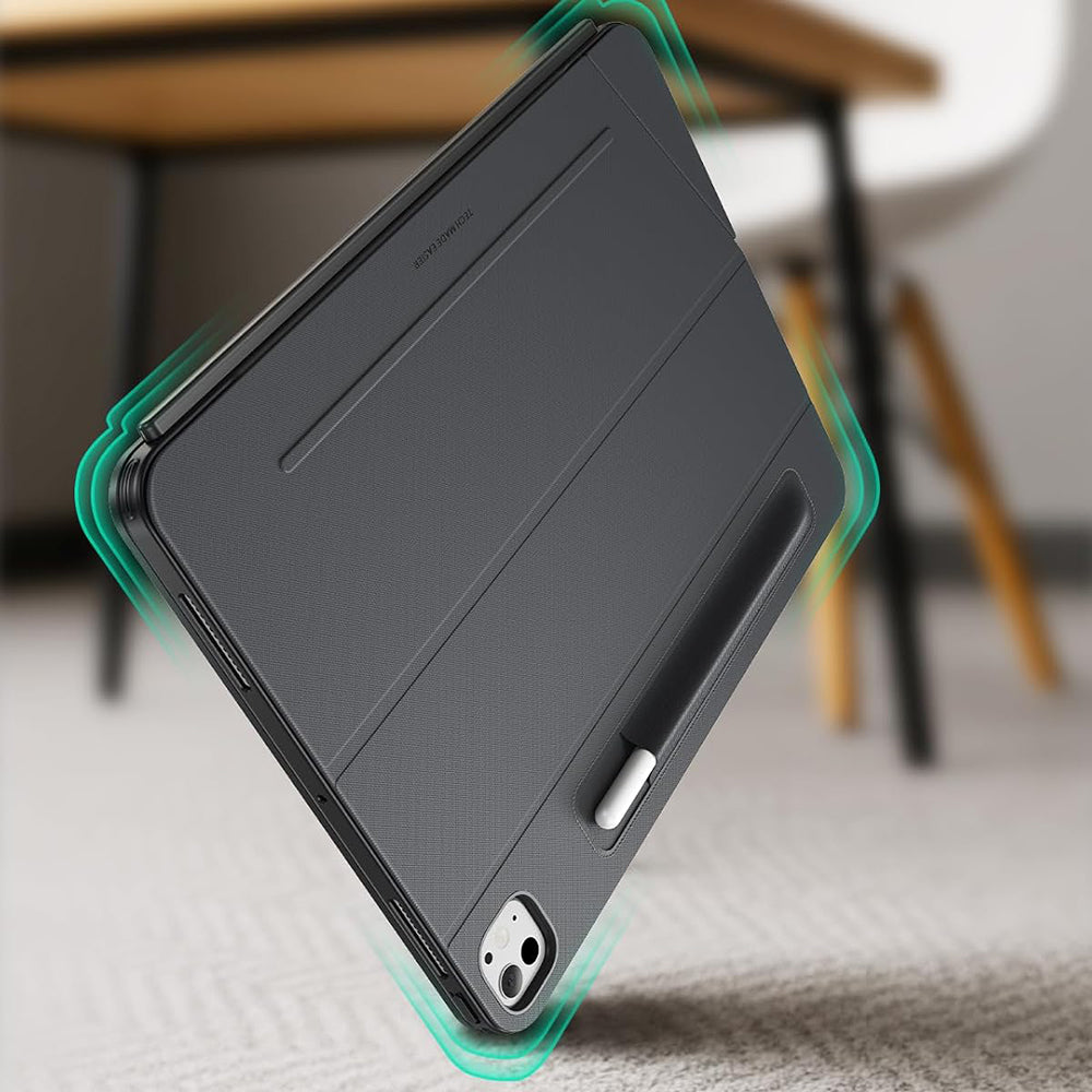 Taske med tastatur til Apple iPad Air 11 (2025) / Air 11 (2024) / Air (2022) / Air (2020), ESR, Shift, Grå