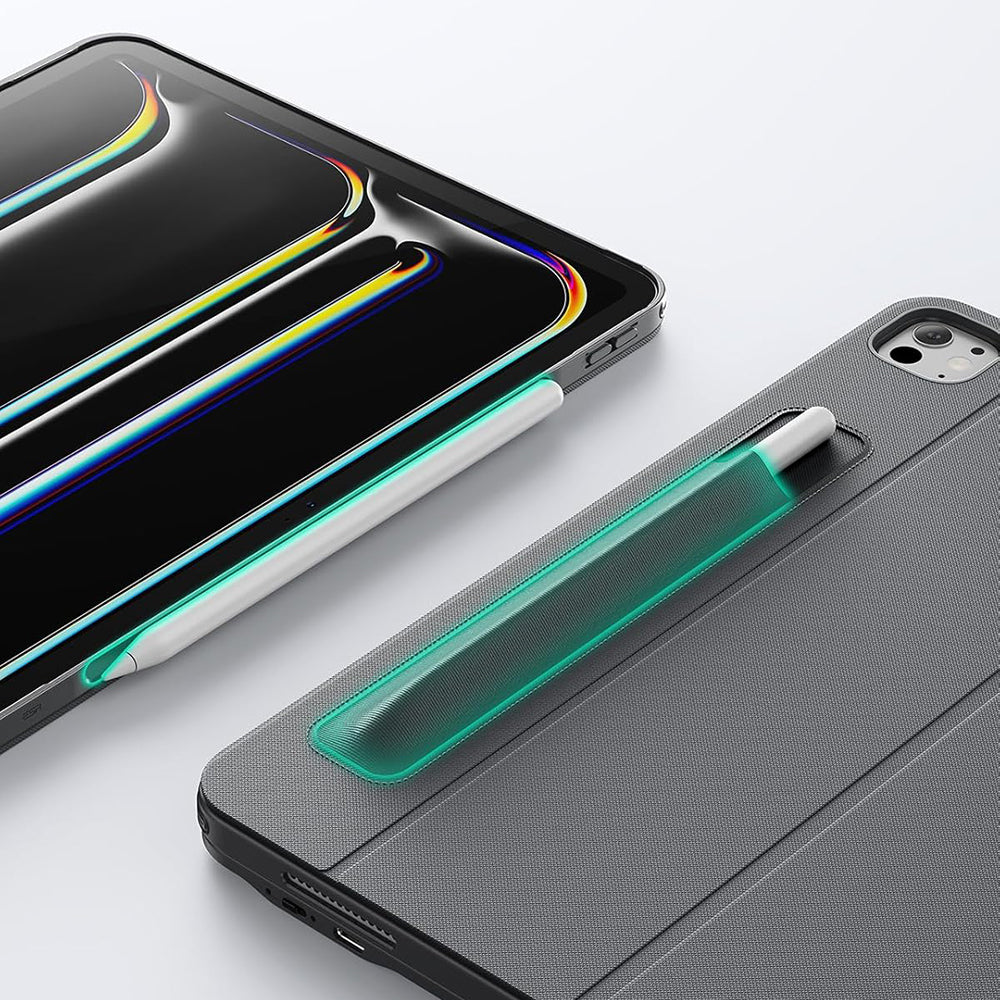 Taske med tastatur til Apple iPad Air 11 (2025) / Air 11 (2024) / Air (2022) / Air (2020), ESR, Shift, Grå