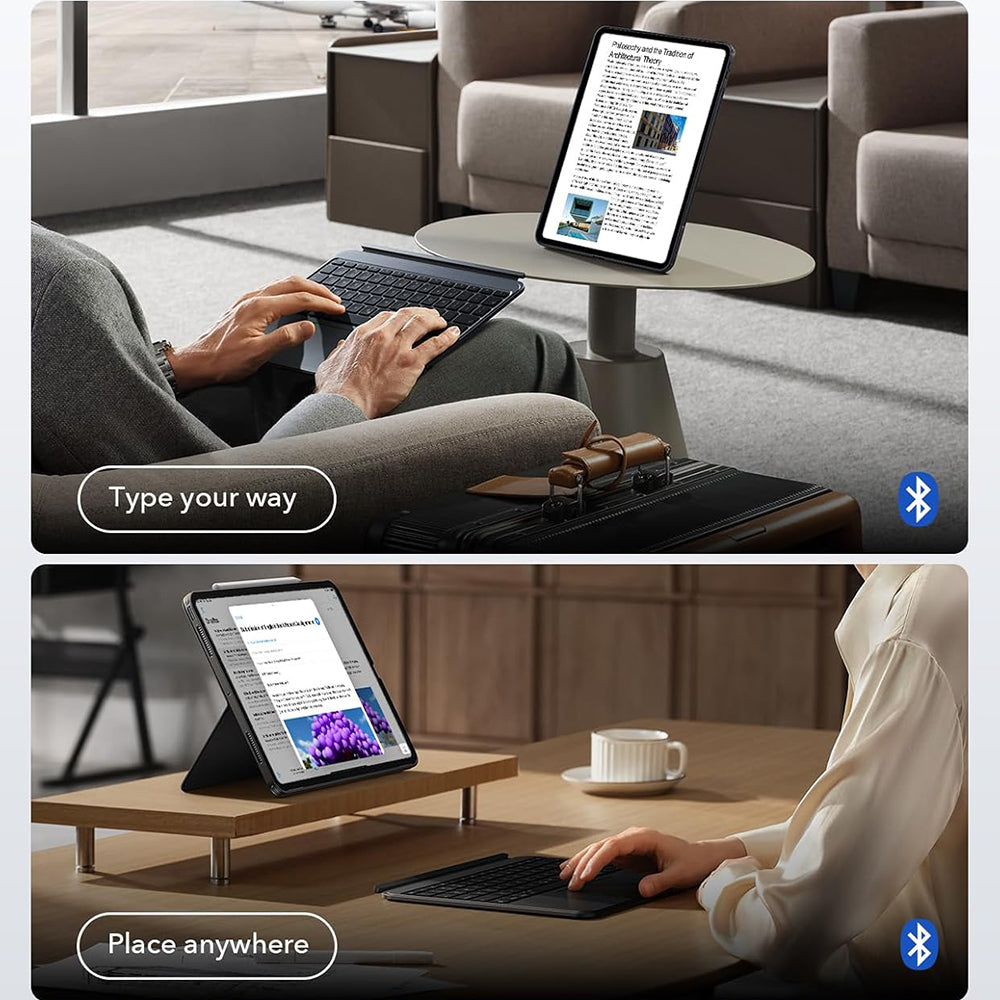 Tastaturetui til Apple iPad Pro 11 (2024), ESR, Shift, Grå