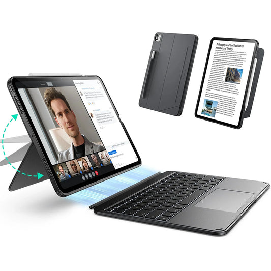 Tastaturcover til Apple iPad Pro 13 (2024), ESR, Shift, Grå