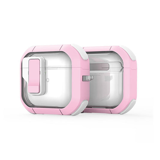 DUX DUCIS PECN cover til Apple AirPods 4, Lyserød Hvid