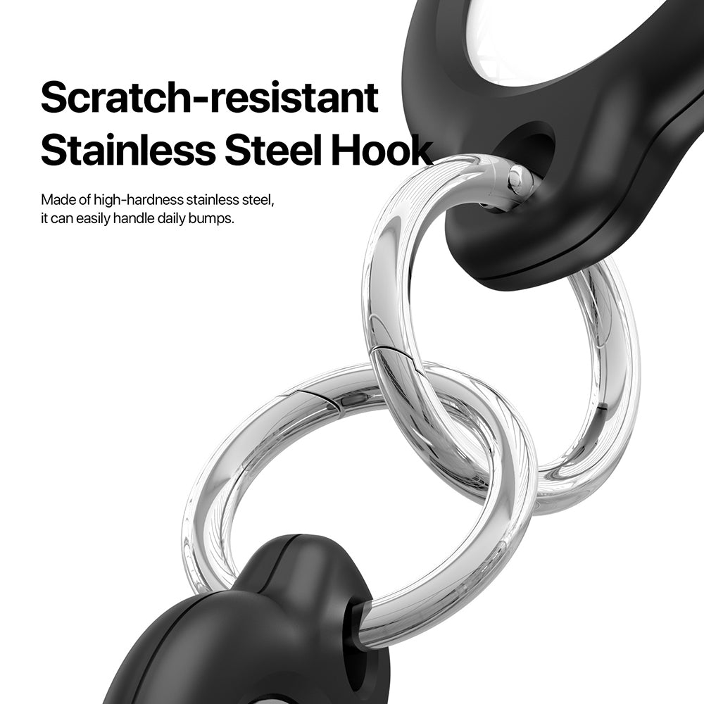 DUX DUCIS Secure etui til Apple AirTag, sæt med 4 stykker, forskellige farver