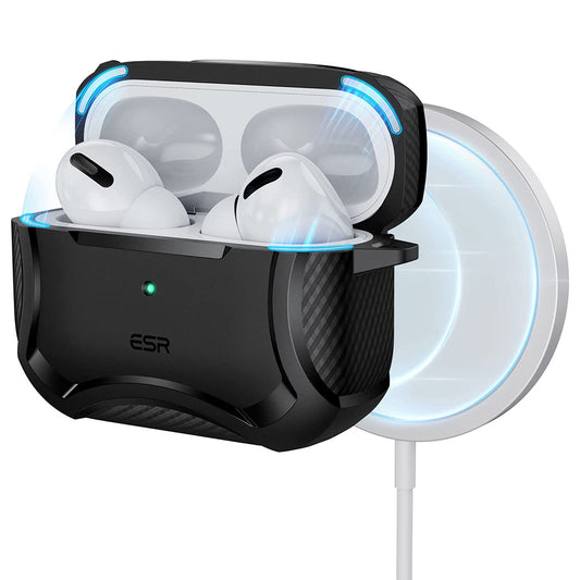 ESR Cyber Armor Tough etui til Apple AirPods Pro Series, Sort