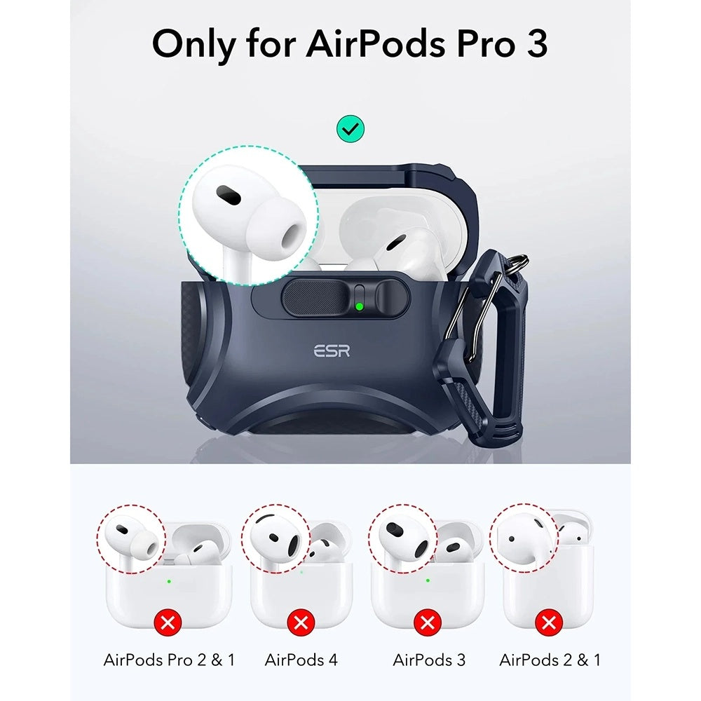 ESR Cyber FlickLock cover til Apple AirPods Pro 3, Blå