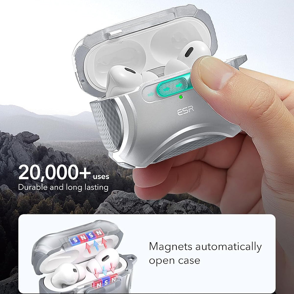 ESR Cyber-etui til Apple AirPods Pro Series, Grå
