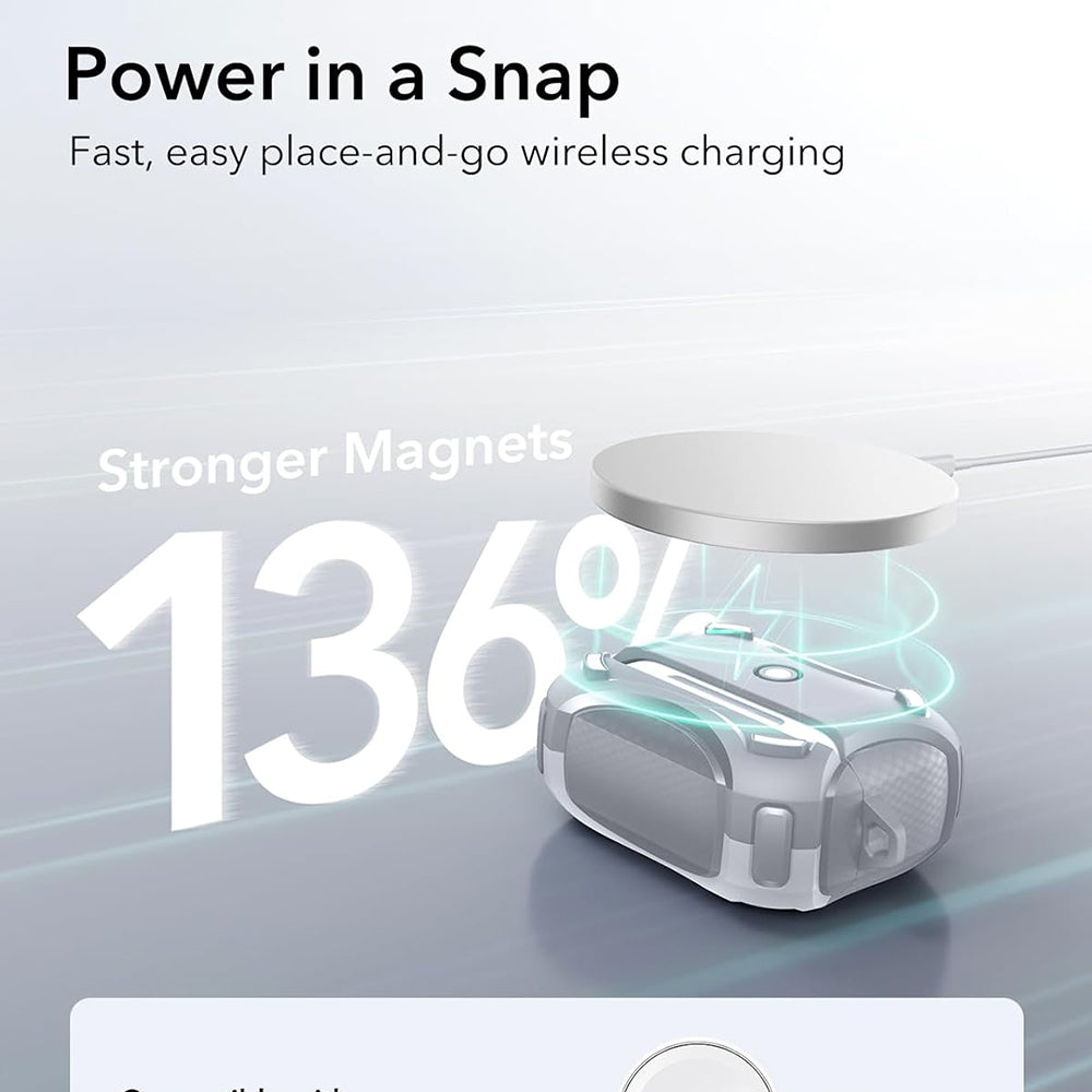 ESR Cyber-etui til Apple AirPods Pro Series, Grå
