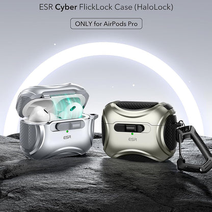 ESR Cyber-etui til Apple AirPods Pro Series, Grå