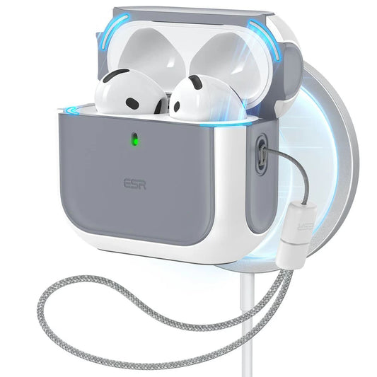 ESR Orbit Hybrid etui til Apple AirPods 4, Hvid