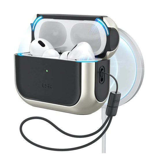 ESR Orbit Hybrid etui til Apple AirPods Pro 3, Grå