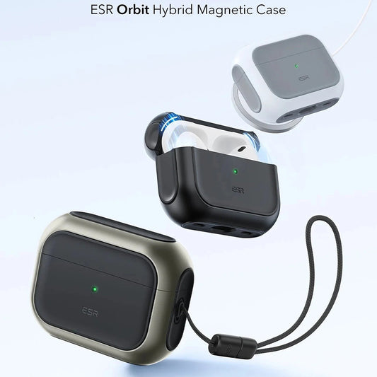 ESR Orbit Hybrid etui til Apple AirPods Pro 3, Grå