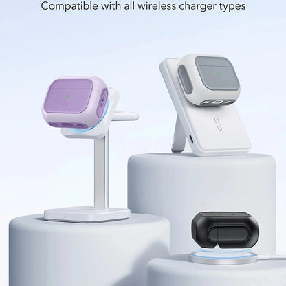 ESR Orbit Hybrid Case for Apple AirPods Pro 3, Purple