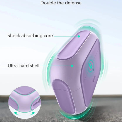 ESR Orbit Hybrid Case for Apple AirPods Pro 3, Purple