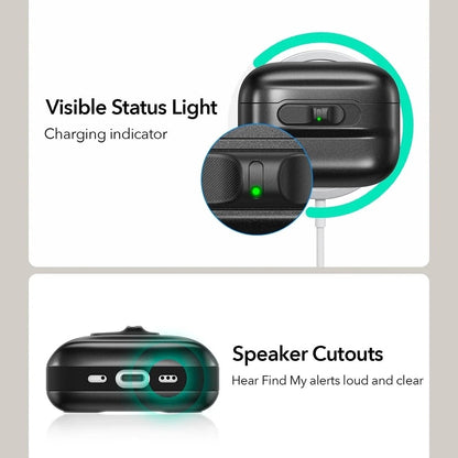 ESR Pulse Magnetic FlickLock etui til Apple AirPods Pro 3, Hvid
