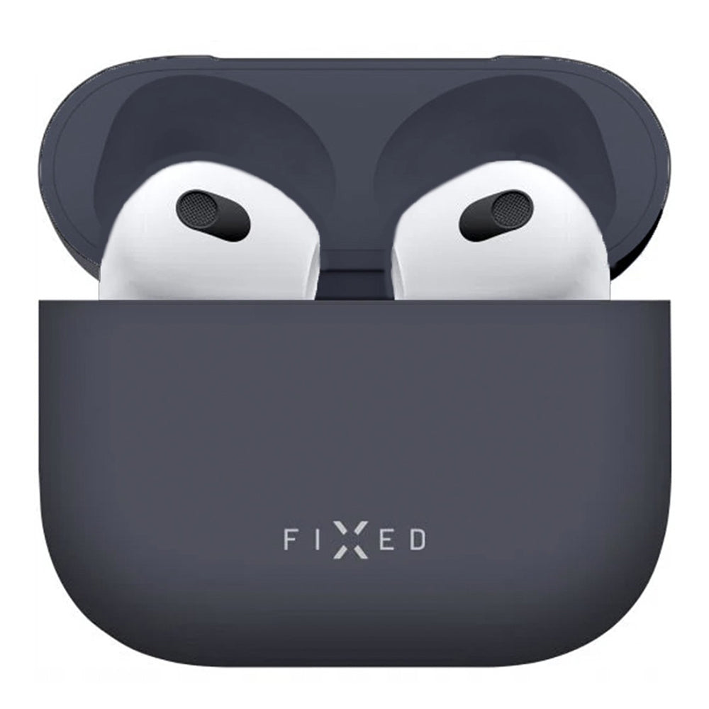 Fixed Silky etui til Apple AirPods 4, Blå