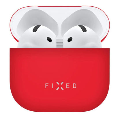 Fixed Silky etui til Apple AirPods 4, Rød