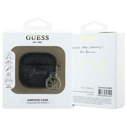 Guess 4G Charm etui til Apple AirPods 4, Brun
