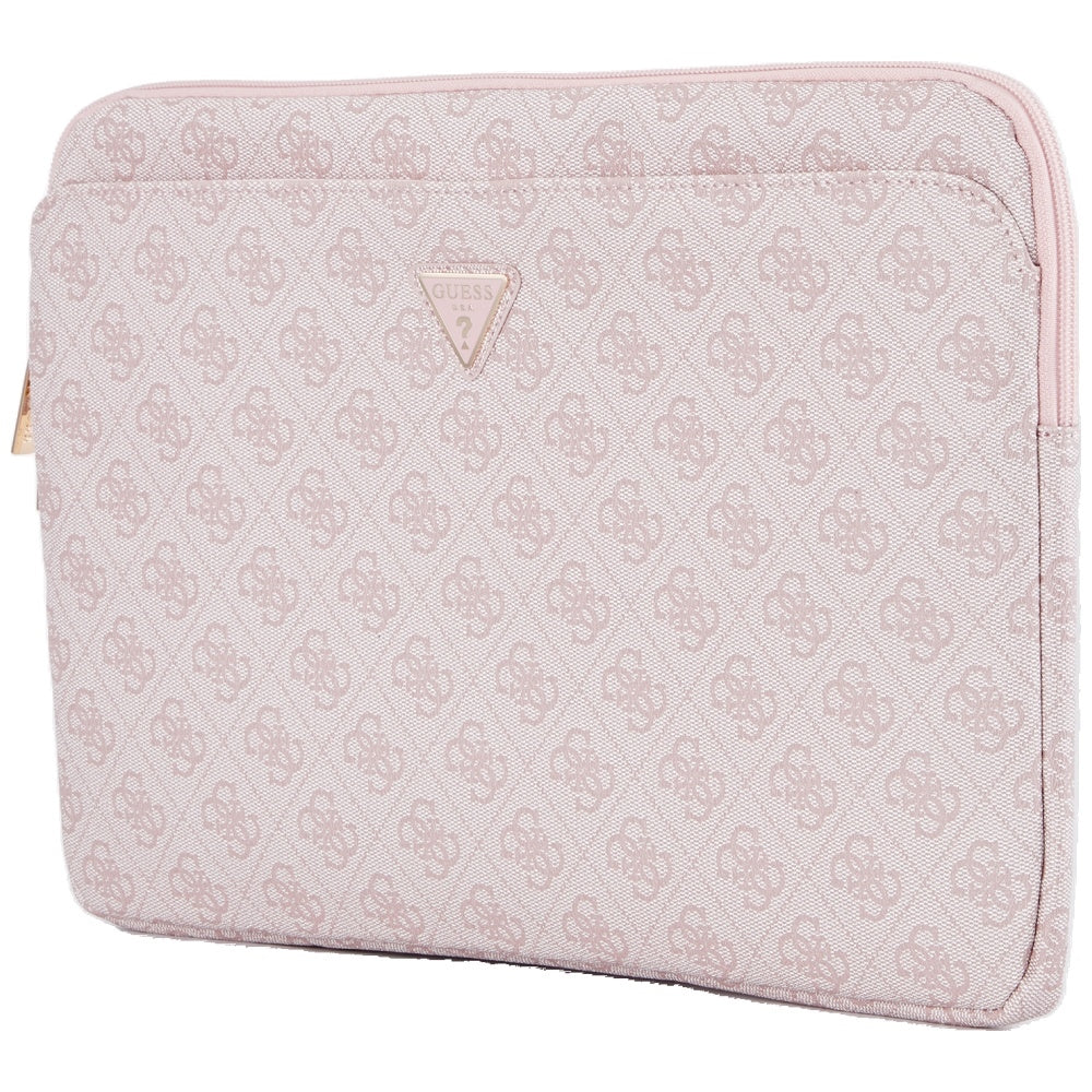 Guess 4G Triangle Logo taske til 14 tommer laptop, Pink