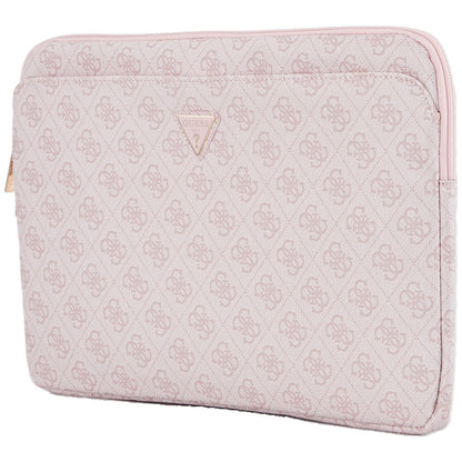 Guess 4G Triangle Logo taske til 14 tommer laptop, Pink