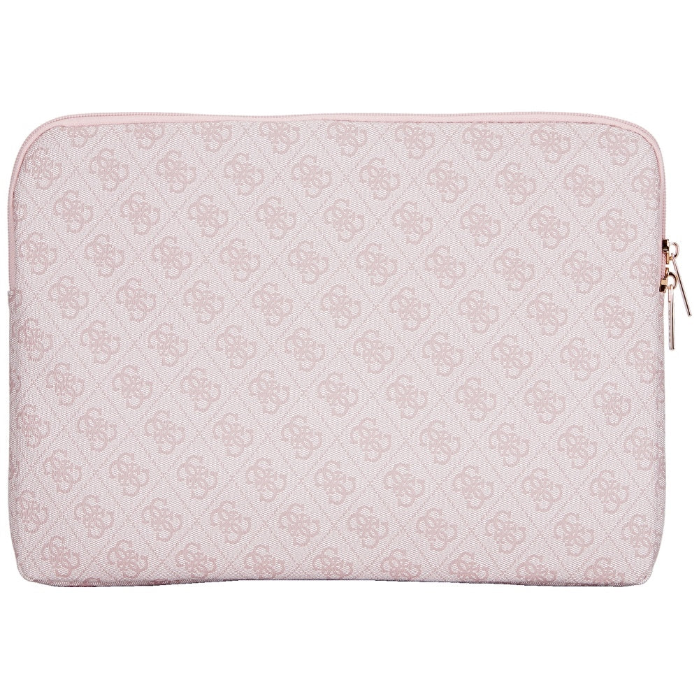 Guess 4G Triangle Logo taske til 14 tommer laptop, Pink