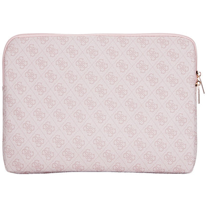 Guess 4G Triangle Logo taske til 14 tommer laptop, Pink