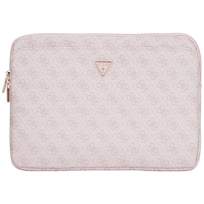 Guess 4G Triangle Logo taske til 14 tommer laptop, Pink
