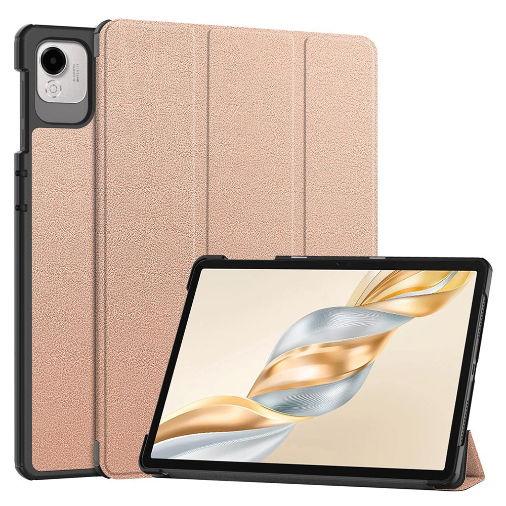 Cover til Honor Pad X9a / X9 / X8 Pro, Techsuit, FoldPro, Lyserød Guld