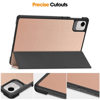 Cover til Honor Pad X9a / X9 / X8 Pro, Techsuit, FoldPro, Lyserød Guld