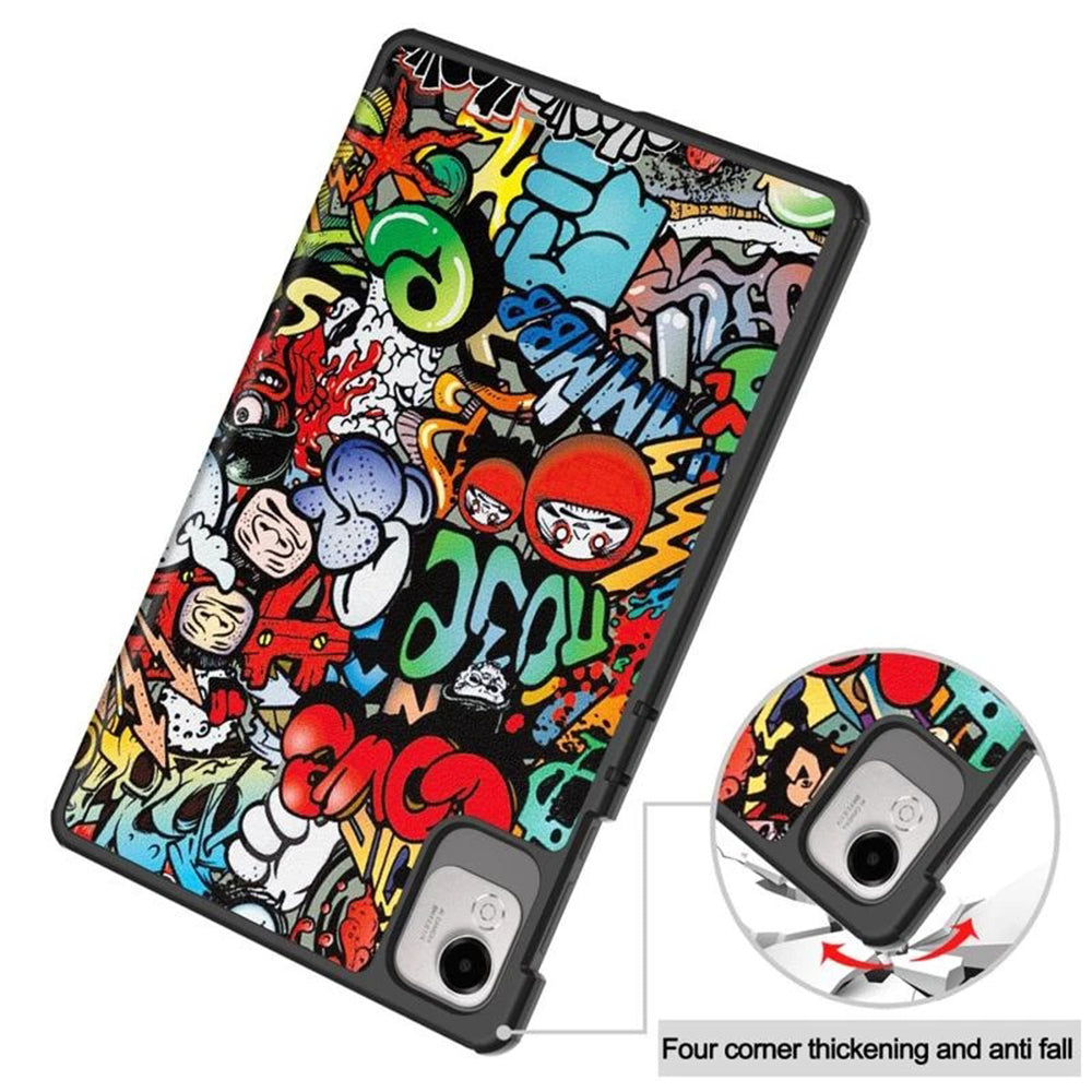 Cover til Honor Pad X9a / X9 / X8 Pro, Techsuit, FoldPro Urban Vibe, Multifarvet