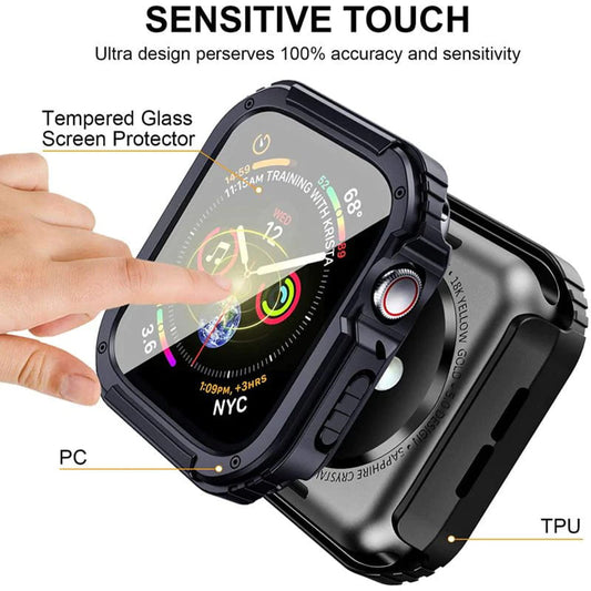 Lito Armor 360 cover til Apple Watch 38mm Series, Blå