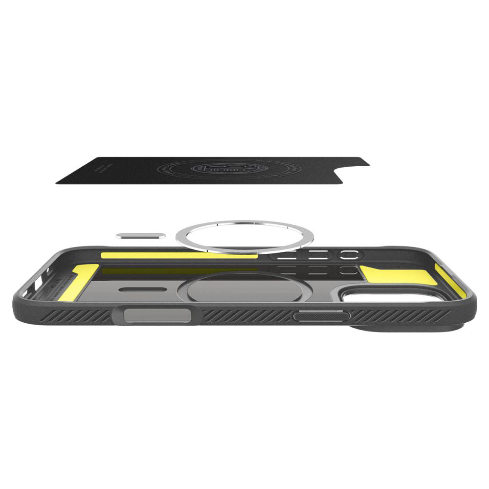 MagSafe-etui til Apple iPhone 16 Pro Max, Spigen, Rugged Armor, grå ACS07987 