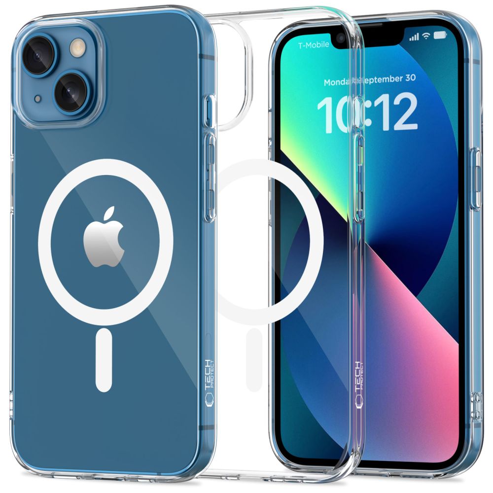 MagSafe cover til Apple iPhone 13 mini, Tech-Protect, Flexair, Gennemsigtig