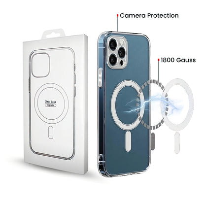 MagSafe-etui til Apple iPhone 16 Pro, OEM, Klar med kamerabeskyttelse, Transparent