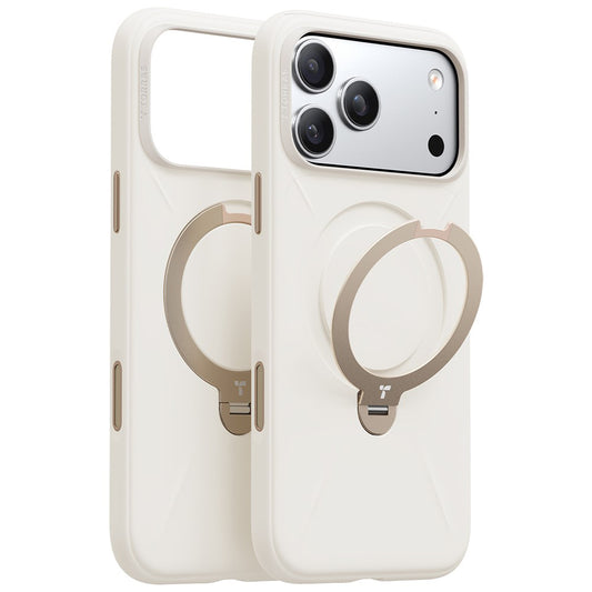MagSafe cover til Apple iPhone 17 Pro, Torras, QPRO Silicone, Hvid