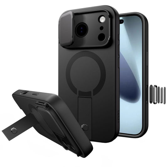 MagSafe cover til Apple iPhone 17 Pro Max, Tech-Protect, Kevlar Aura, Sort