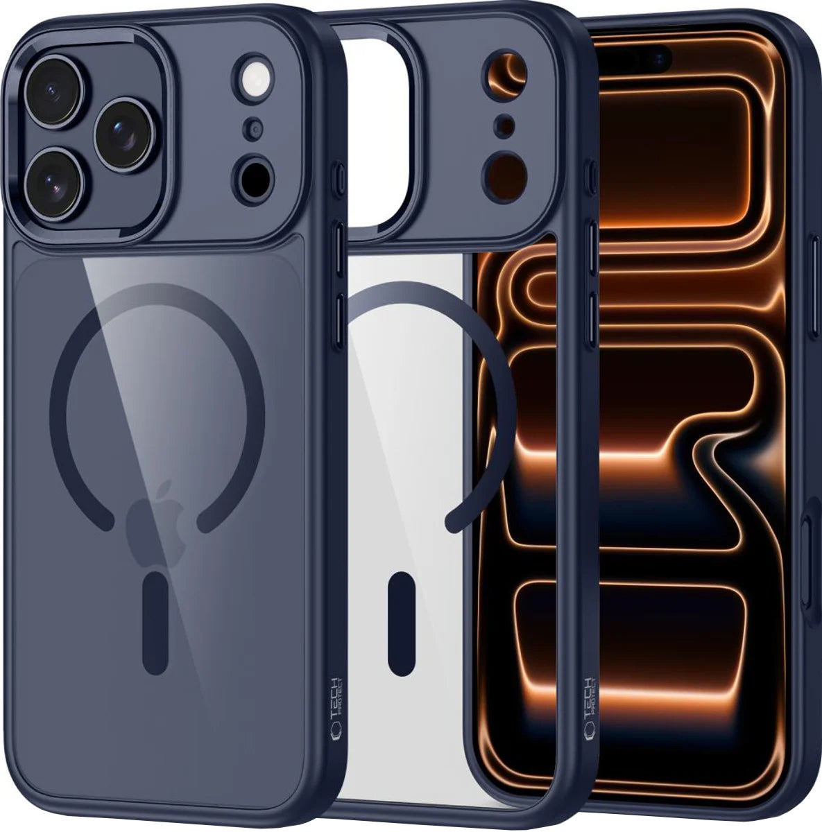 MagSafe cover til Apple iPhone 17 Pro, Tech-Protect, Magmat, Marineblå